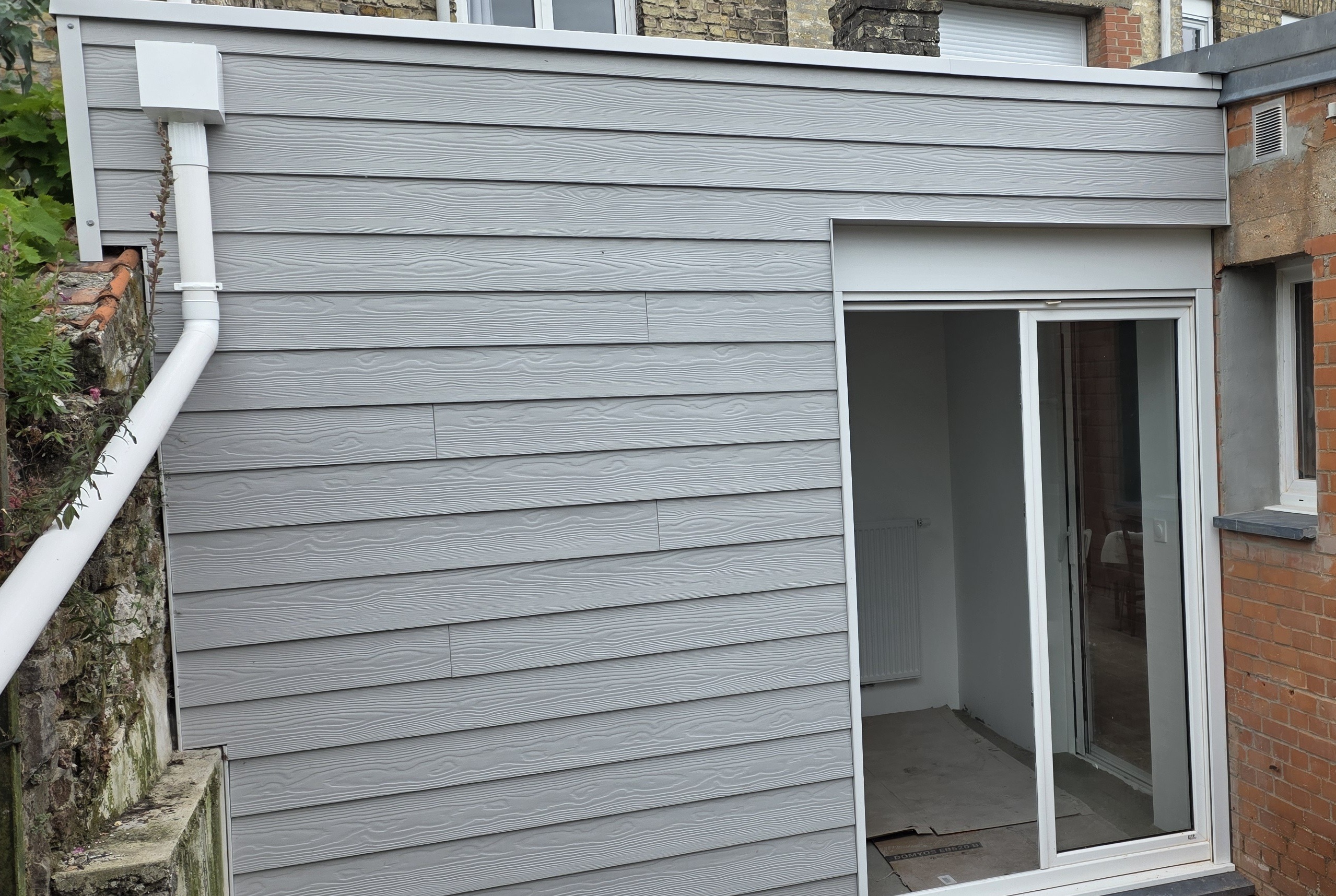 Bardage Cedral Lap gris C05 à Dunkerque